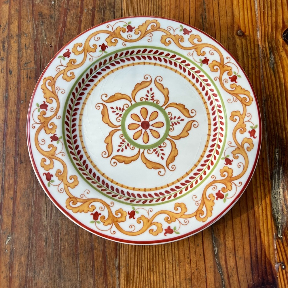 World Market Lisbon 8.5 inch Salad Lunch Plate